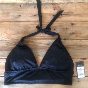 Black Snake Skin Bikini Top *MOVING SALE*